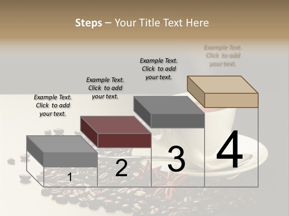 Moderno Sfondo Chicchi PowerPoint Template