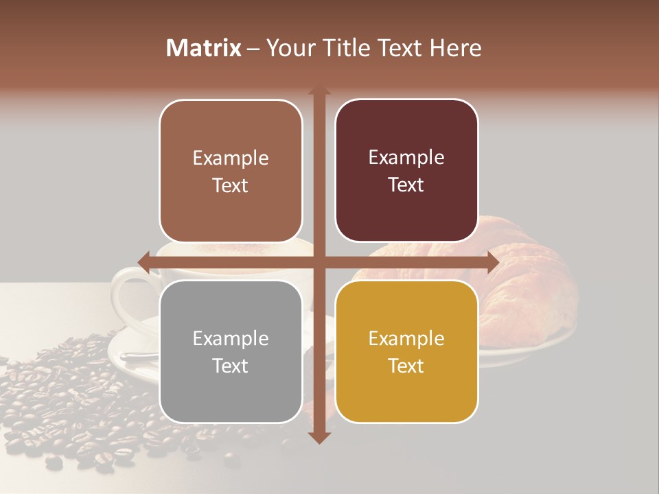 Croissant Dolcetto Arabica PowerPoint Template