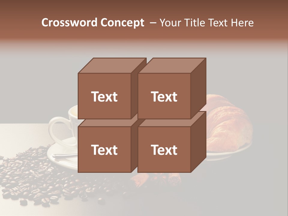 Croissant Dolcetto Arabica PowerPoint Template