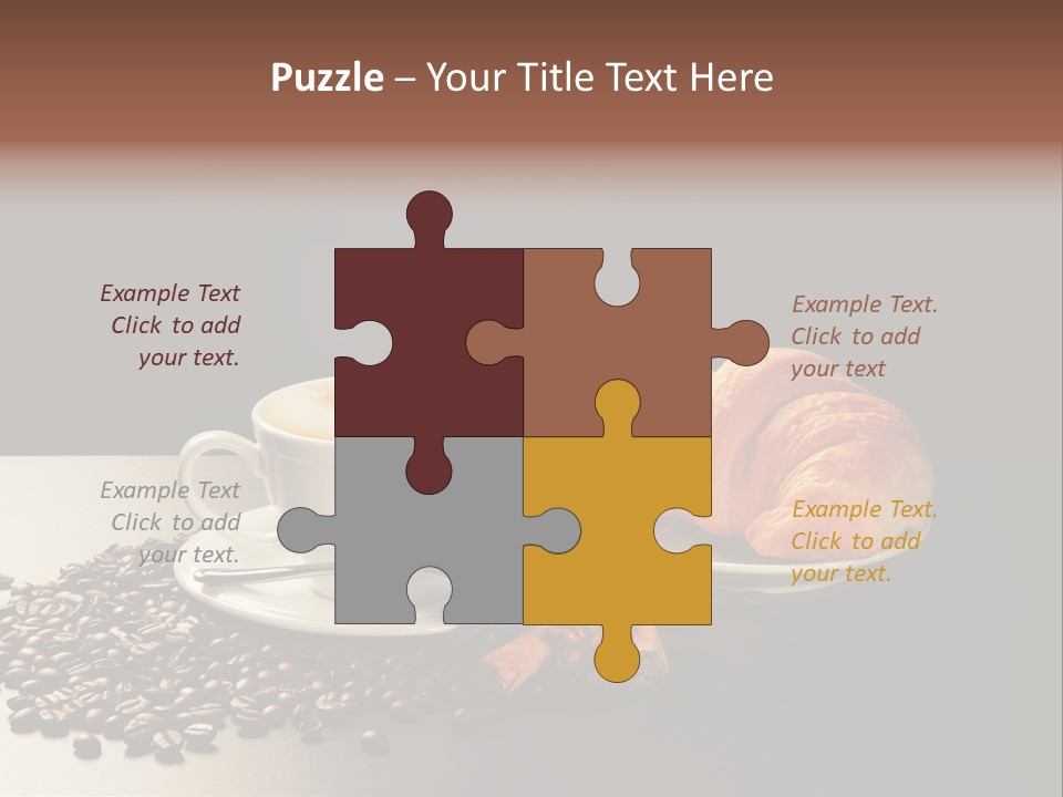 Croissant Dolcetto Arabica PowerPoint Template