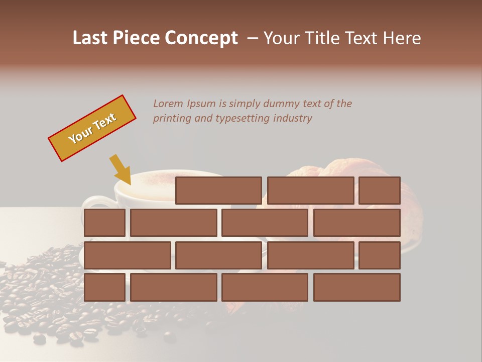 Croissant Dolcetto Arabica PowerPoint Template