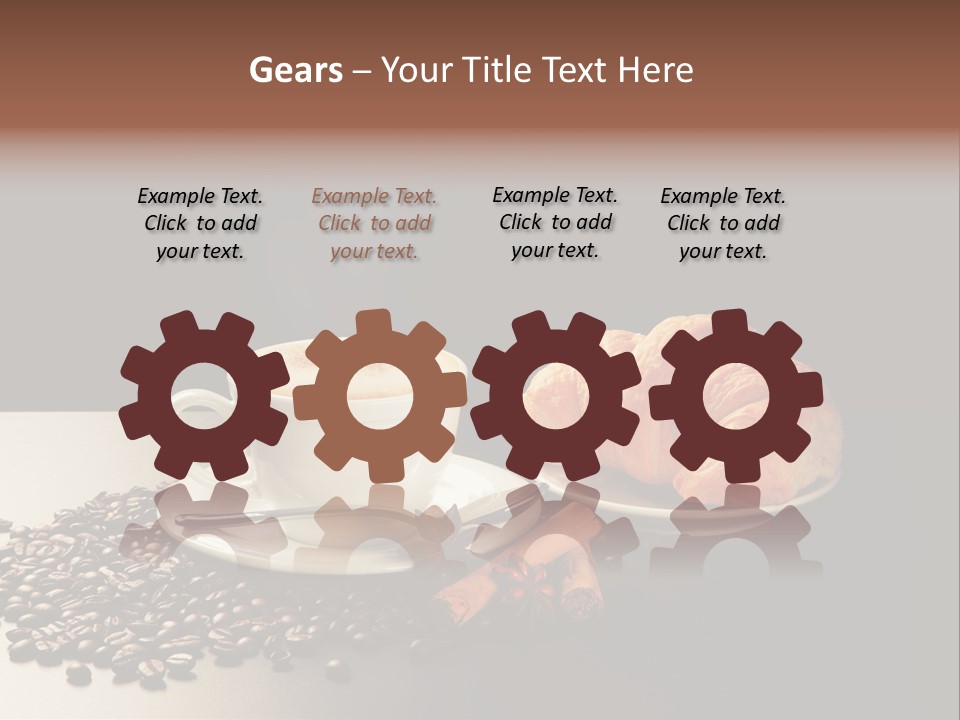 Croissant Dolcetto Arabica PowerPoint Template