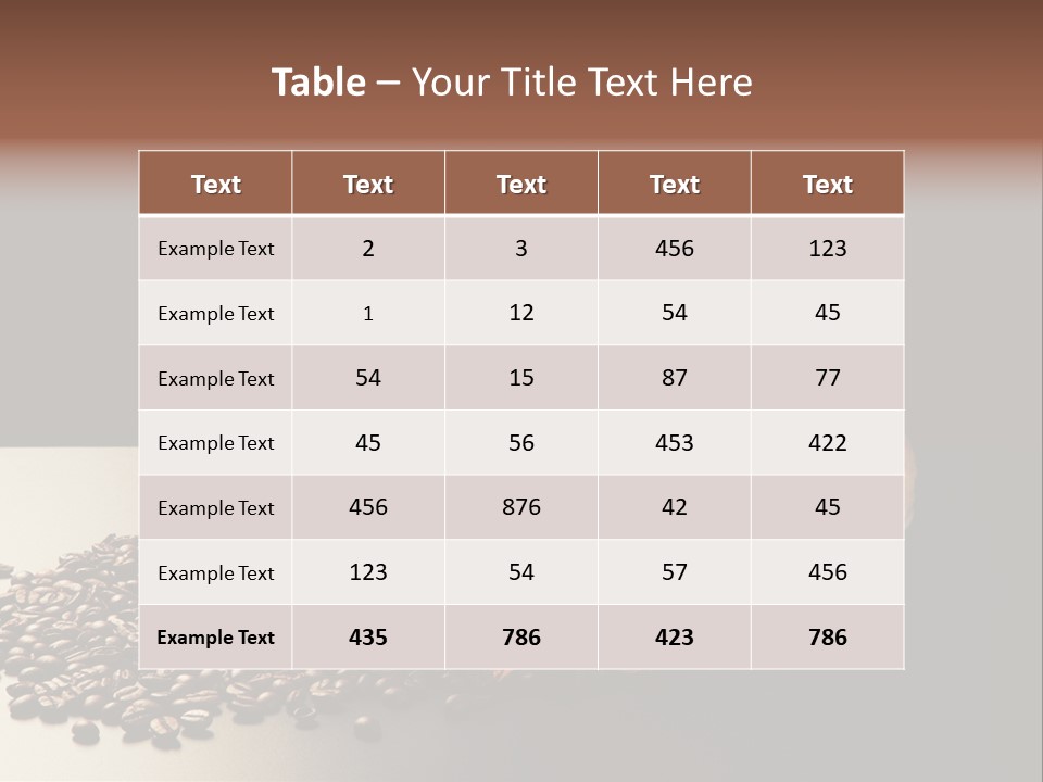 Croissant Dolcetto Arabica PowerPoint Template