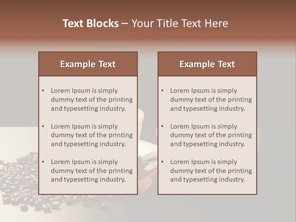 Croissant Dolcetto Arabica PowerPoint Template