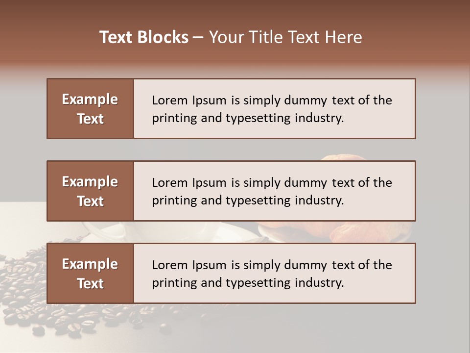 Croissant Dolcetto Arabica PowerPoint Template