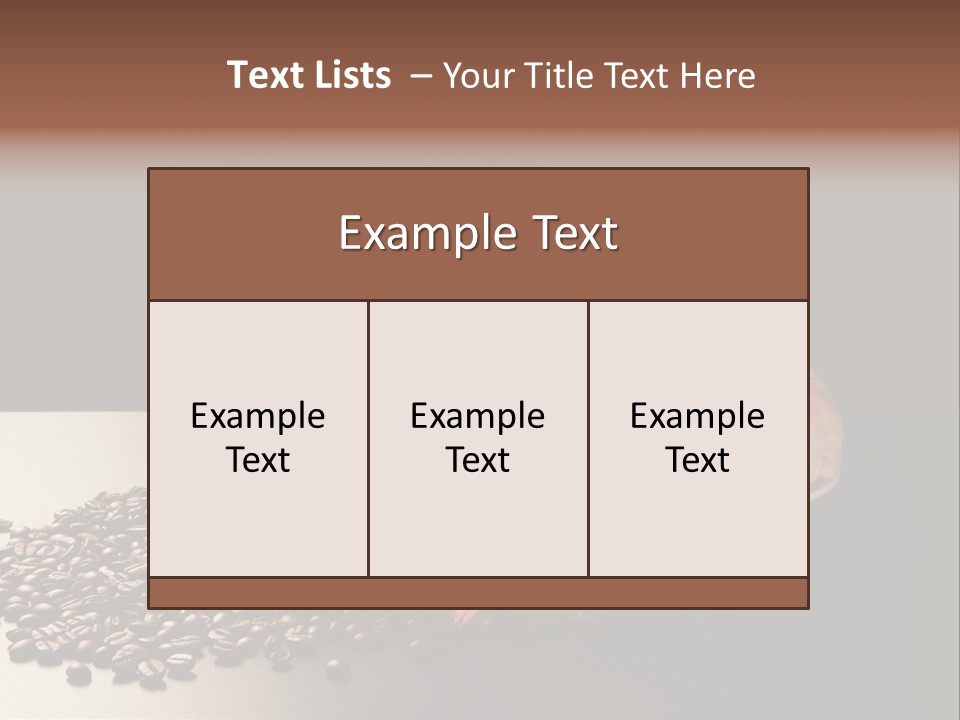 Croissant Dolcetto Arabica PowerPoint Template
