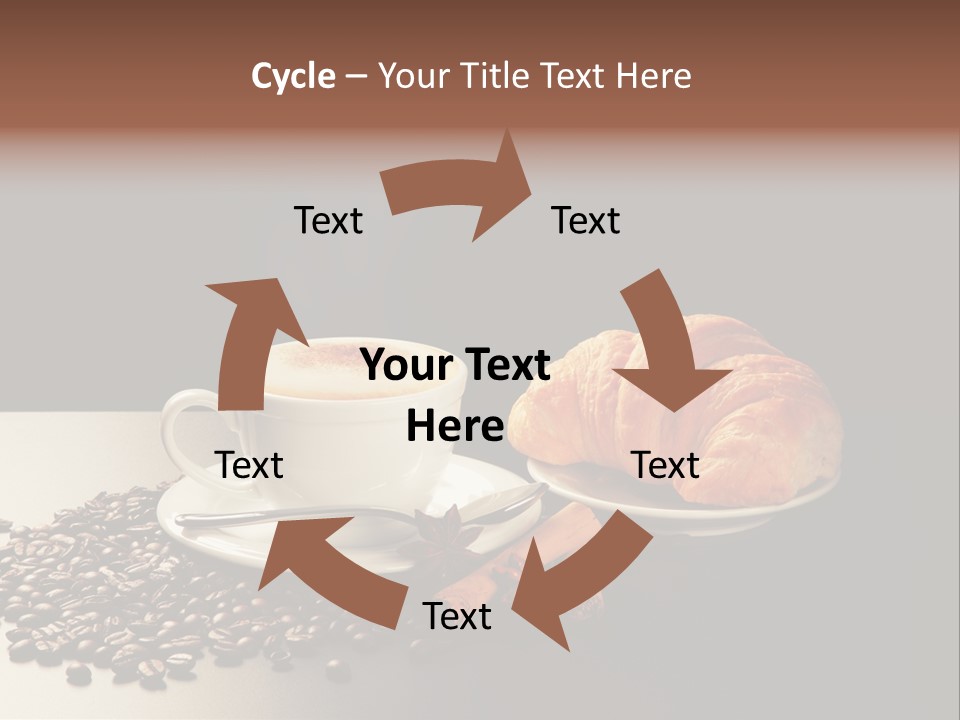 Croissant Dolcetto Arabica PowerPoint Template