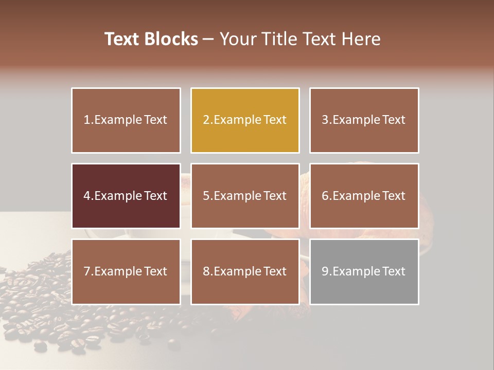 Croissant Dolcetto Arabica PowerPoint Template