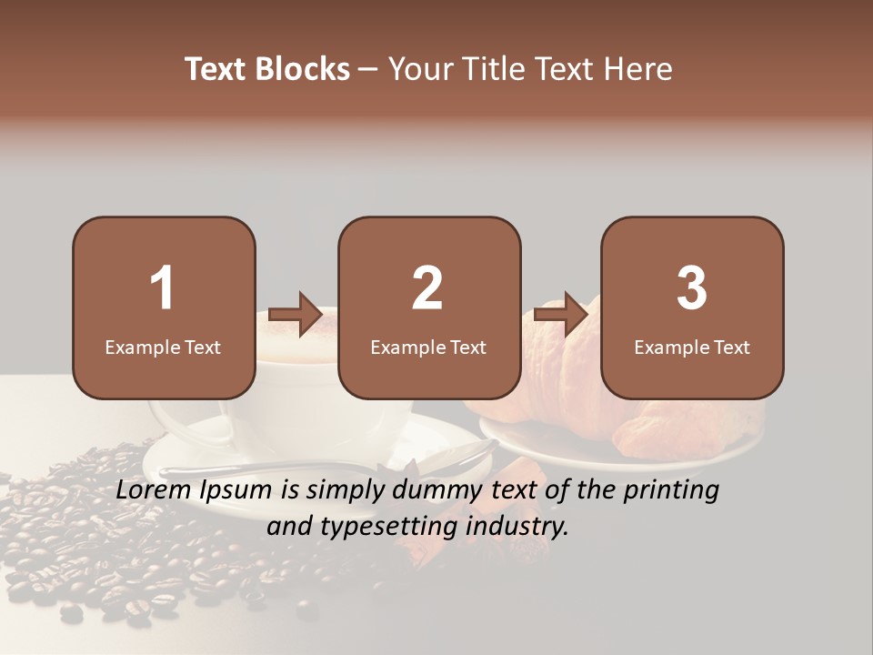 Croissant Dolcetto Arabica PowerPoint Template