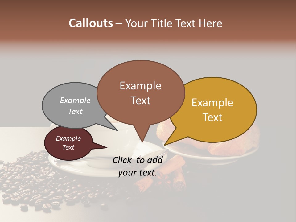 Croissant Dolcetto Arabica PowerPoint Template