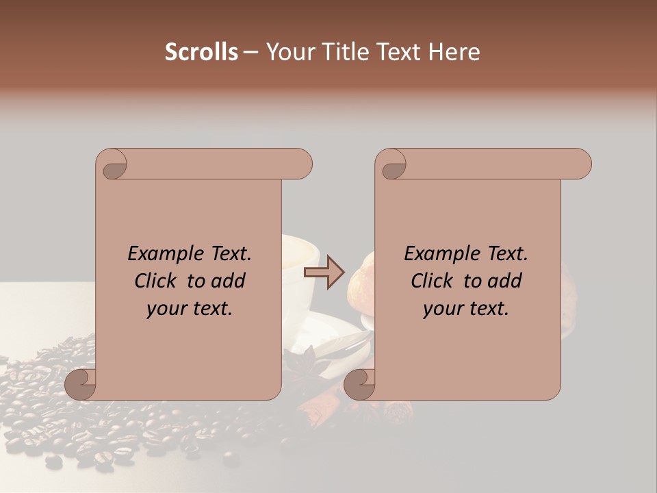 Croissant Dolcetto Arabica PowerPoint Template