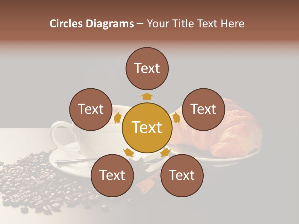 Croissant Dolcetto Arabica PowerPoint Template