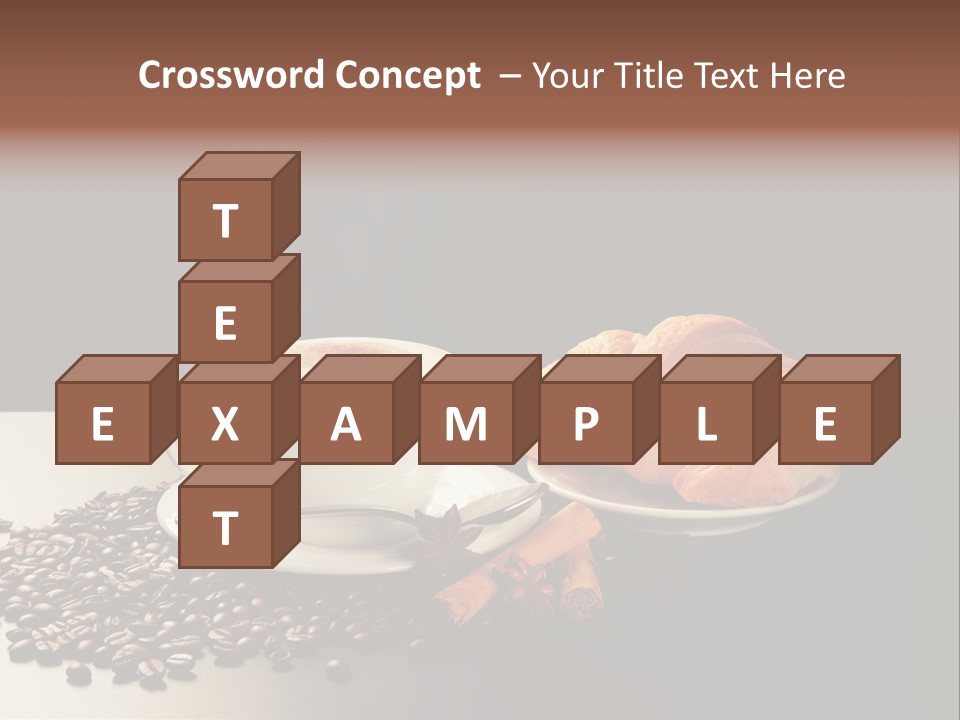 Croissant Dolcetto Arabica PowerPoint Template