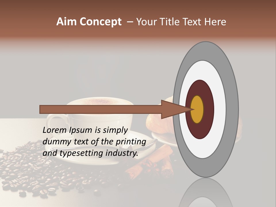 Croissant Dolcetto Arabica PowerPoint Template