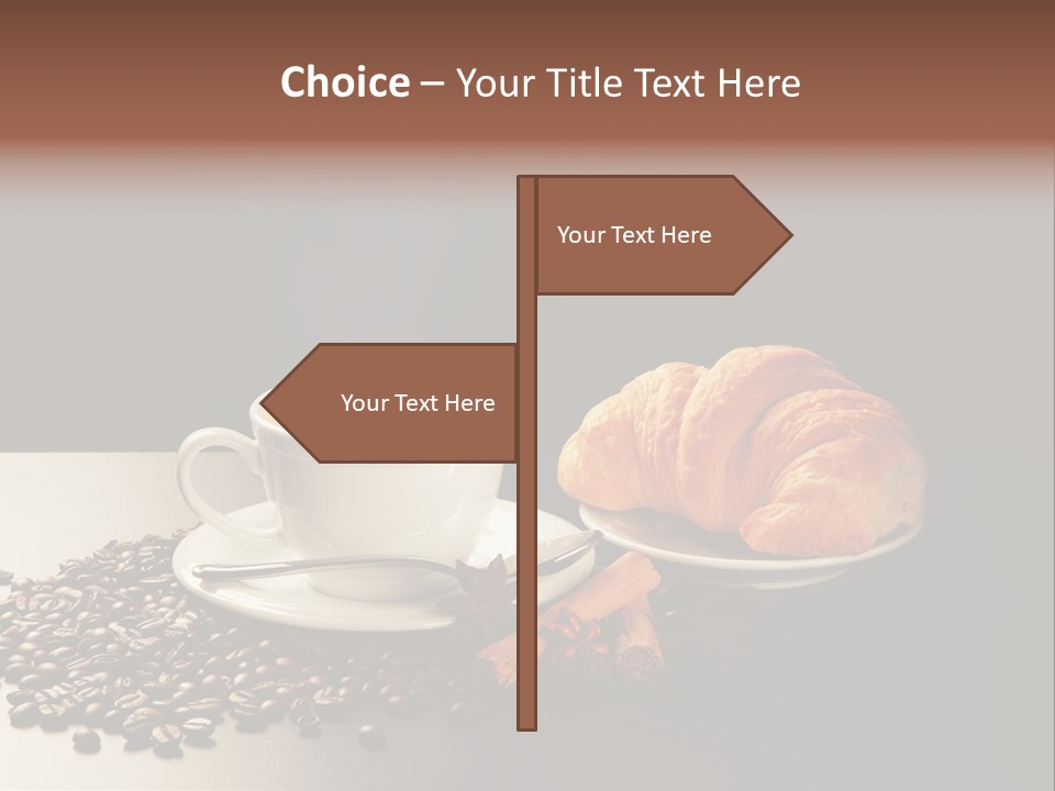 Croissant Dolcetto Arabica PowerPoint Template