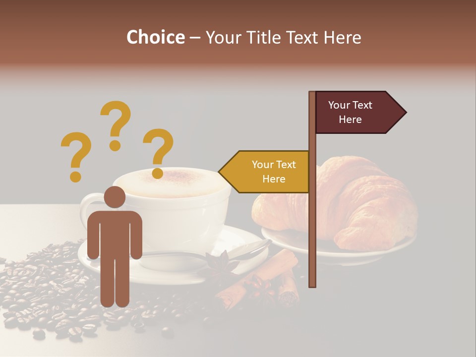 Croissant Dolcetto Arabica PowerPoint Template