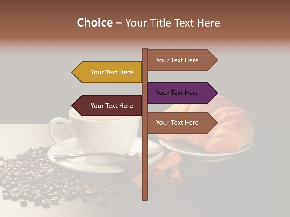 Croissant Dolcetto Arabica PowerPoint Template