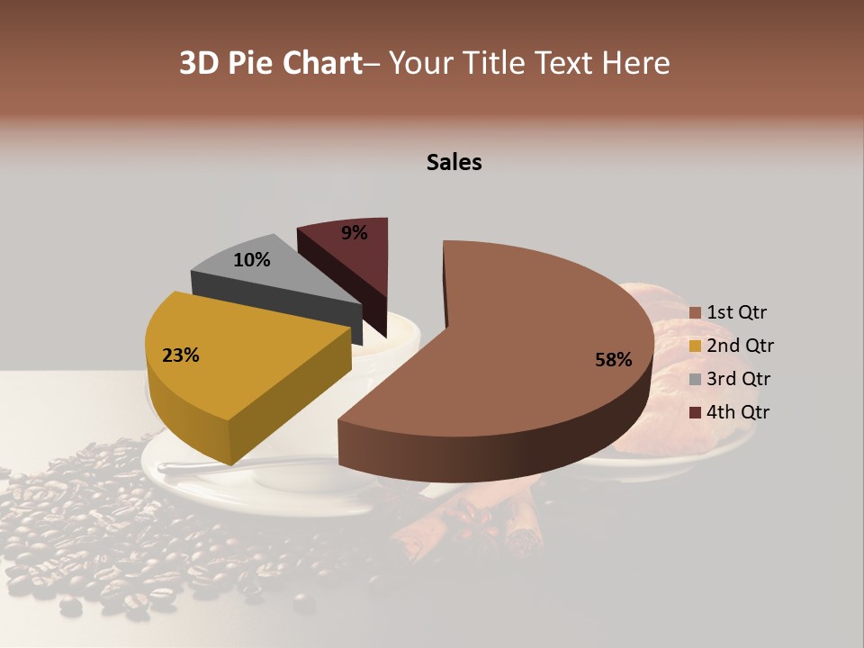 Croissant Dolcetto Arabica PowerPoint Template