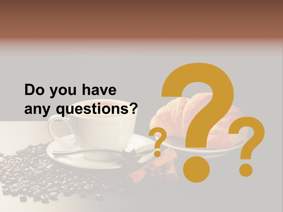 Croissant Dolcetto Arabica PowerPoint Template