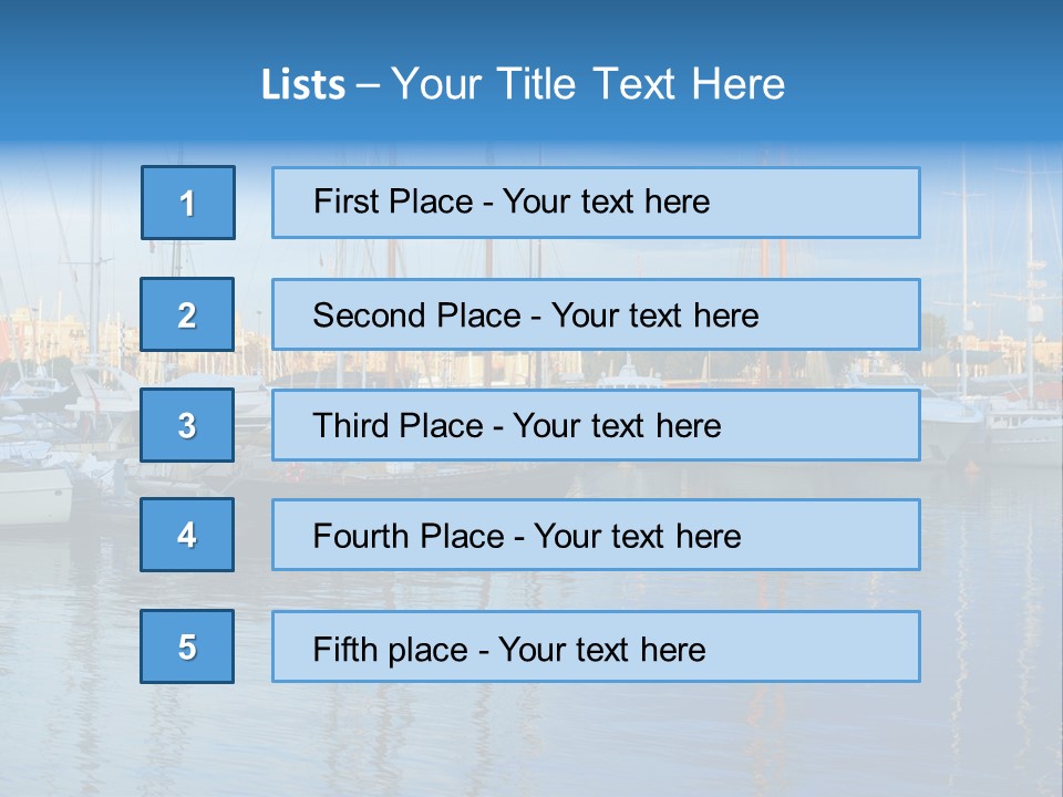 Rest Cruise Silence PowerPoint Template
