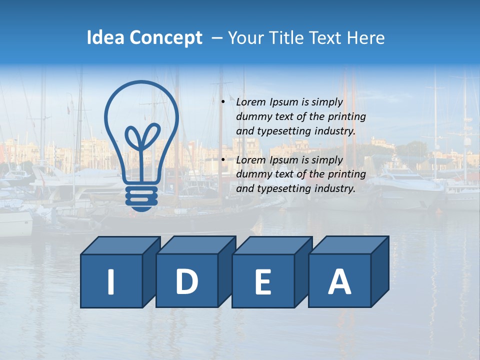 Rest Cruise Silence PowerPoint Template