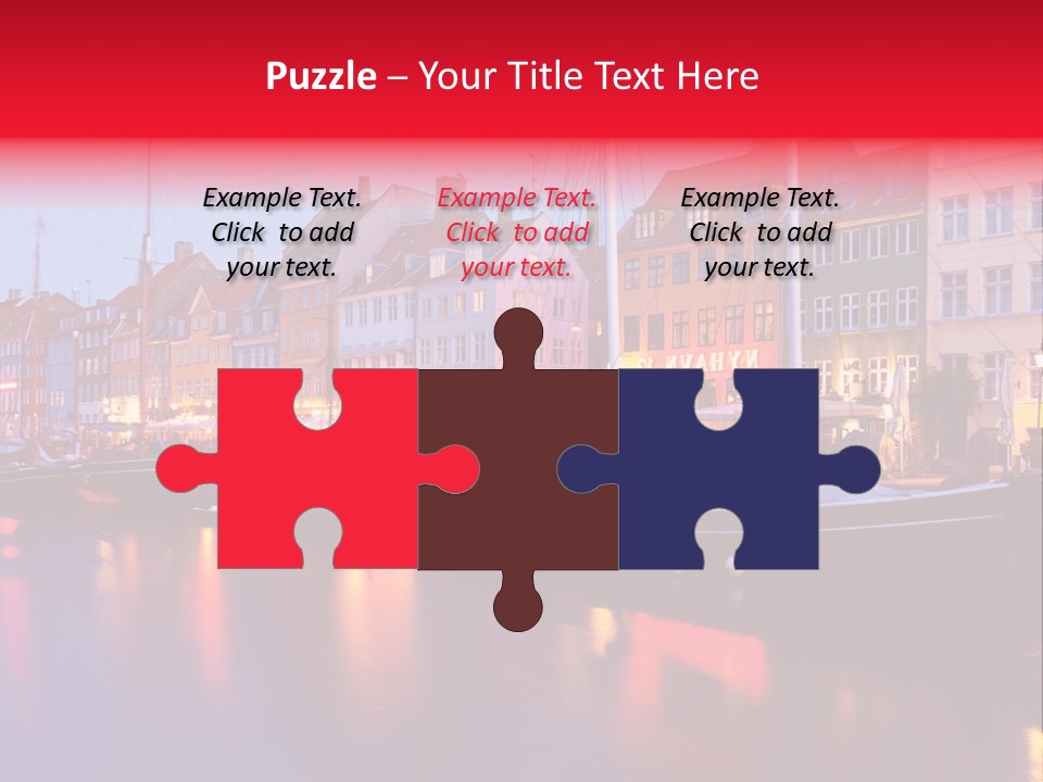 Denmark Europe Urban PowerPoint Template