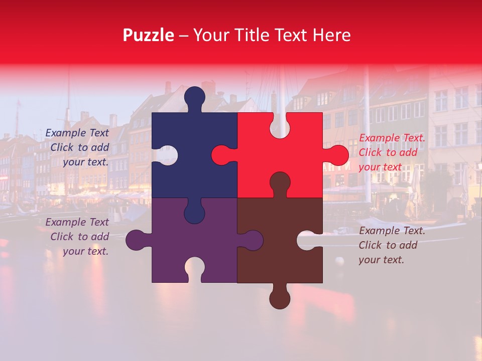 Denmark Europe Urban PowerPoint Template