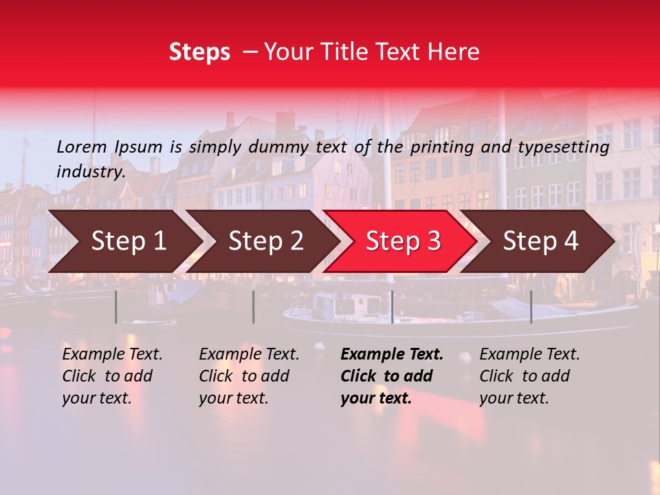Denmark Europe Urban PowerPoint Template