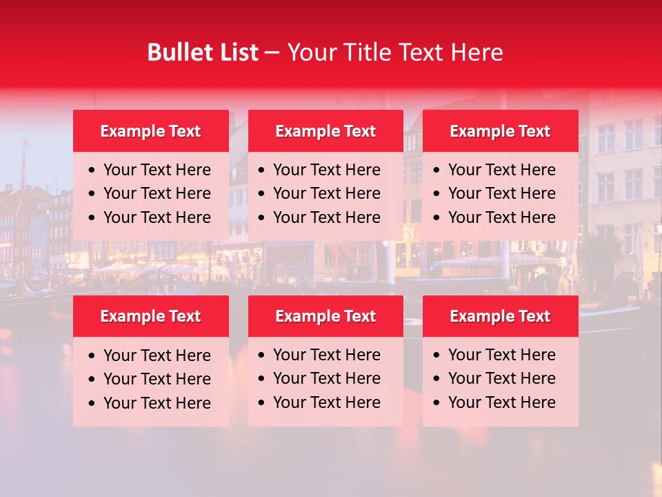 Denmark Europe Urban PowerPoint Template