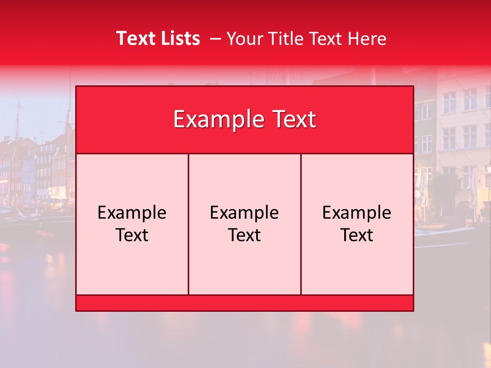 Denmark Europe Urban PowerPoint Template