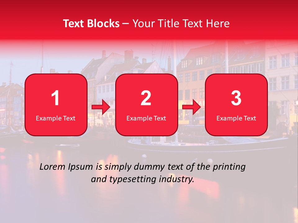 Denmark Europe Urban PowerPoint Template