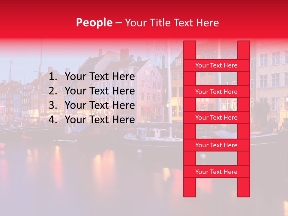 Denmark Europe Urban PowerPoint Template