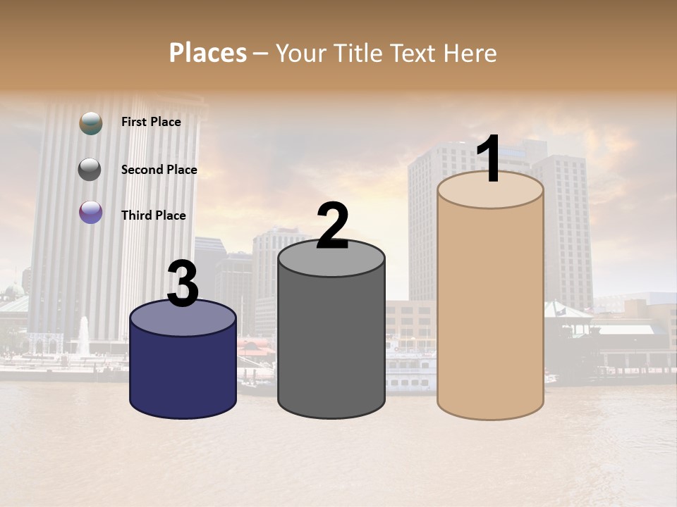 Mississippi Landscape Ship PowerPoint Template