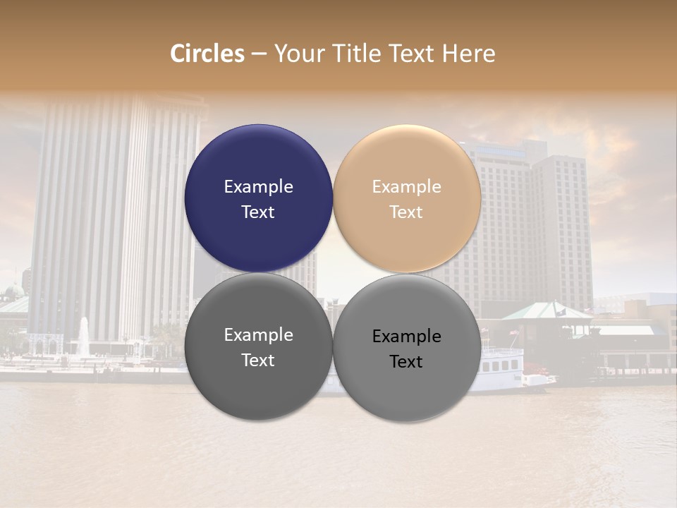 Mississippi Landscape Ship PowerPoint Template