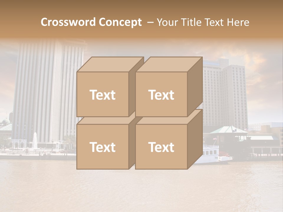 Mississippi Landscape Ship PowerPoint Template