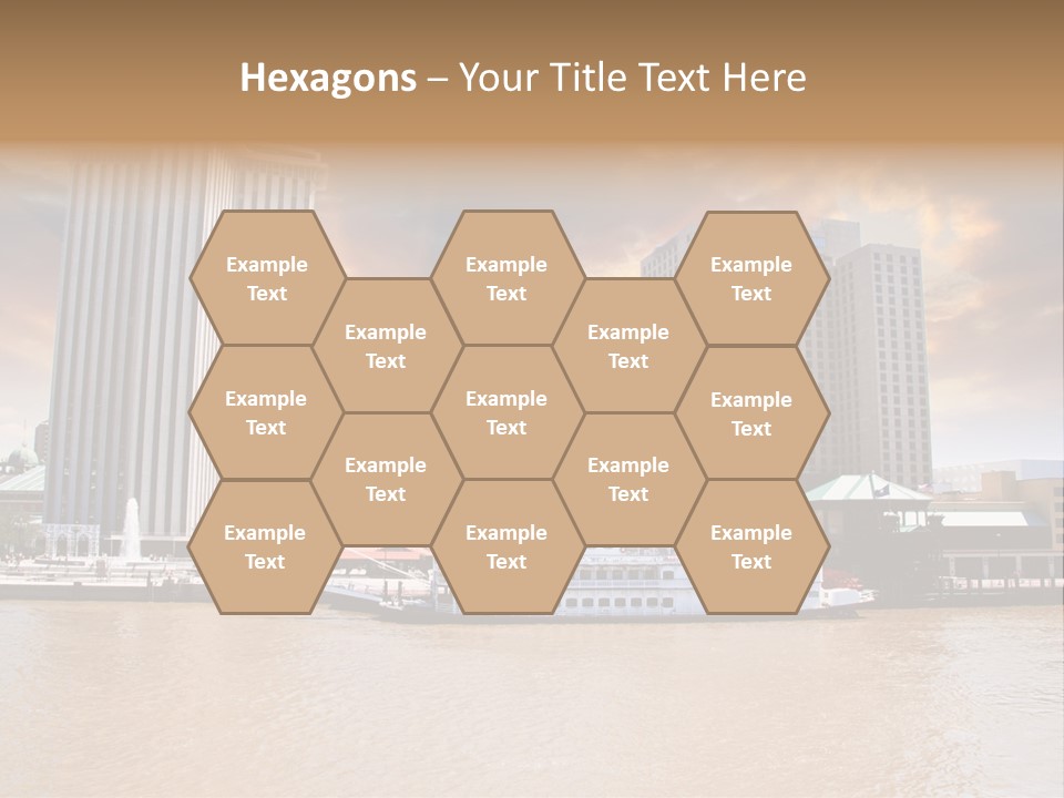 Mississippi Landscape Ship PowerPoint Template