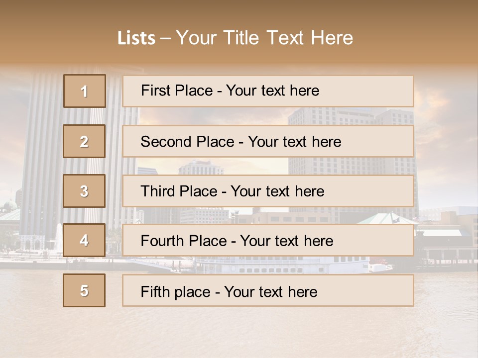 Mississippi Landscape Ship PowerPoint Template