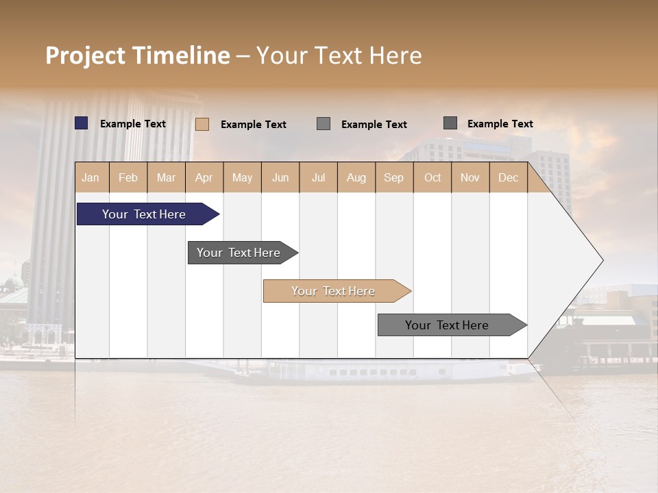 Mississippi Landscape Ship PowerPoint Template