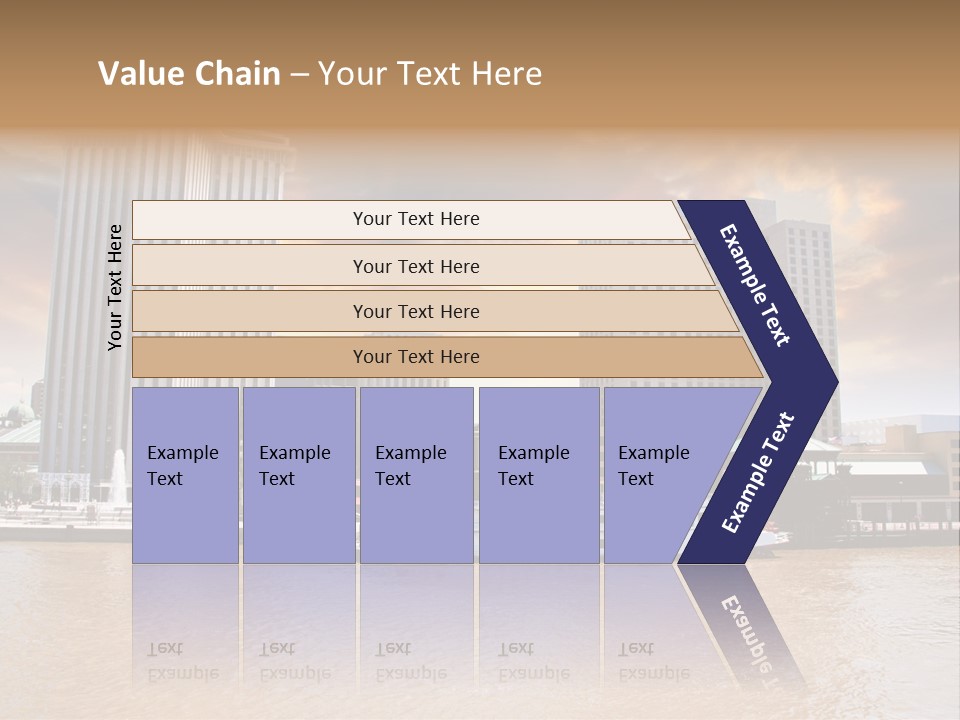 Mississippi Landscape Ship PowerPoint Template