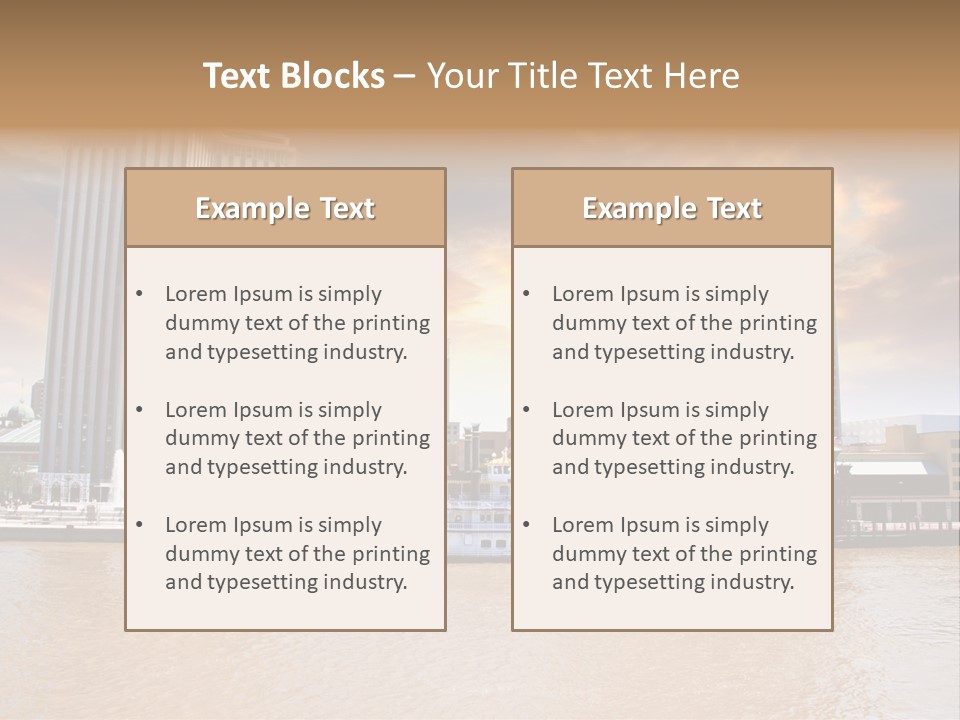 Mississippi Landscape Ship PowerPoint Template