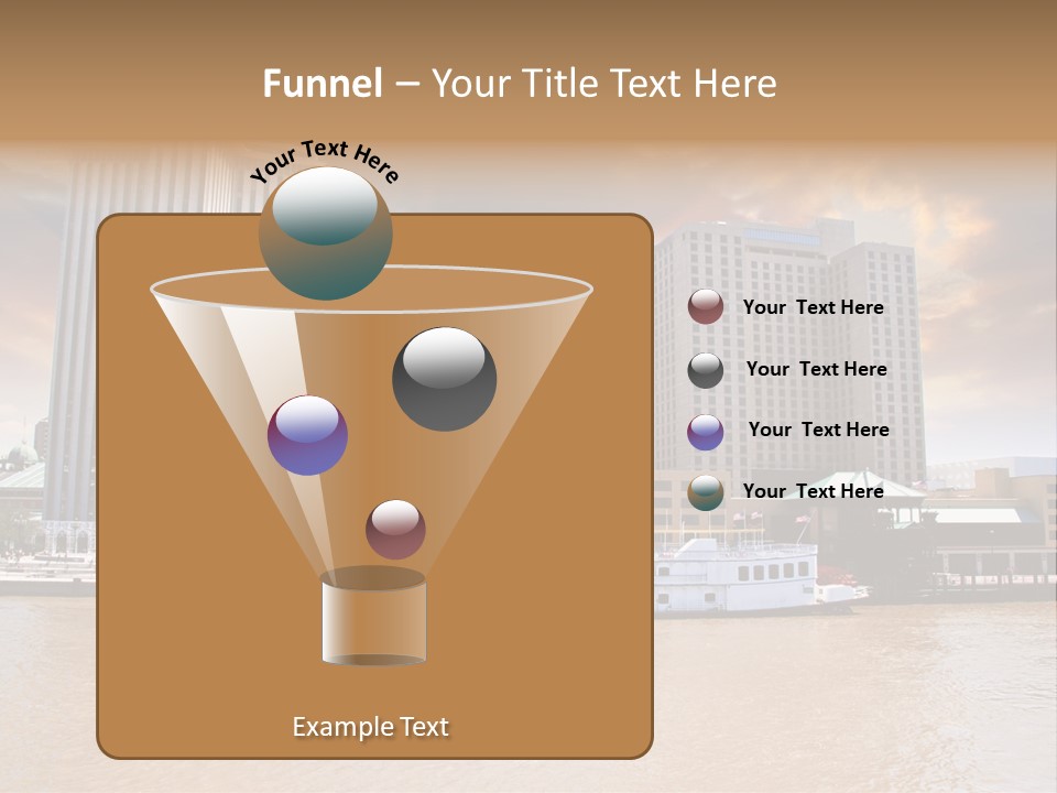 Mississippi Landscape Ship PowerPoint Template