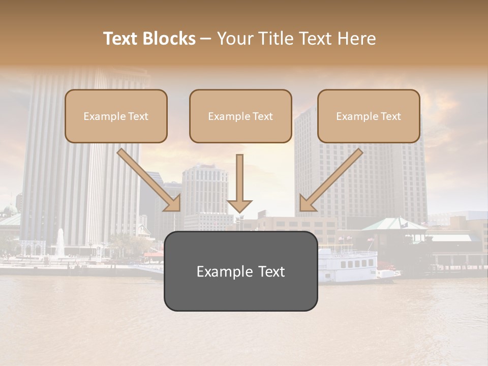Mississippi Landscape Ship PowerPoint Template