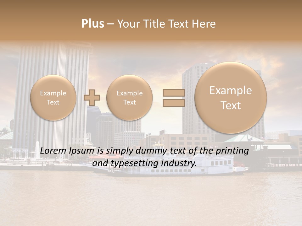 Mississippi Landscape Ship PowerPoint Template