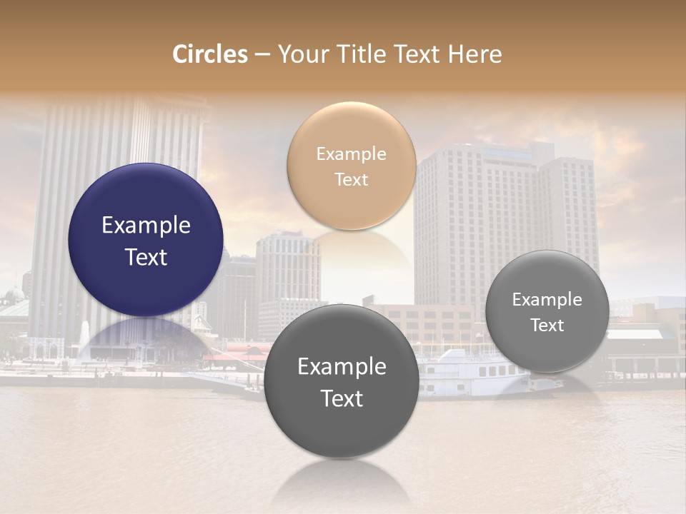 Mississippi Landscape Ship PowerPoint Template