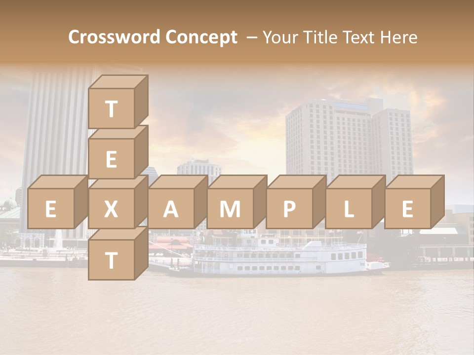 Mississippi Landscape Ship PowerPoint Template