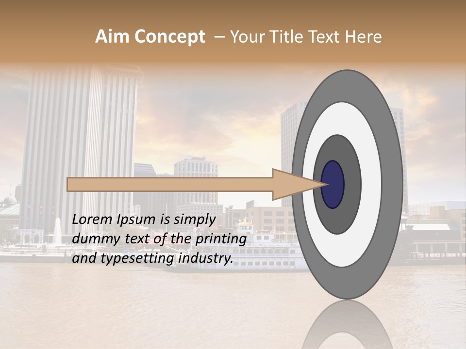 Mississippi Landscape Ship PowerPoint Template