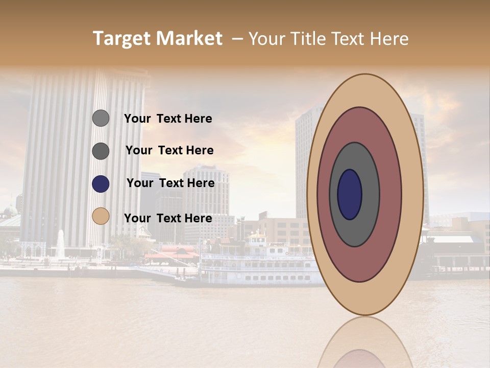 Mississippi Landscape Ship PowerPoint Template