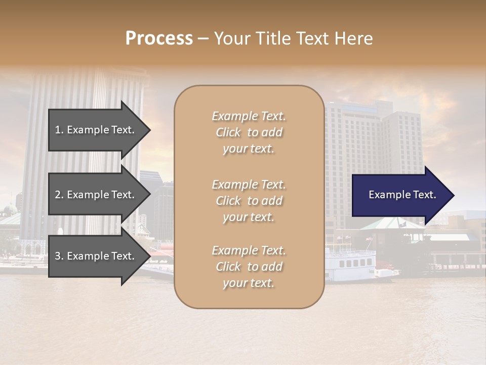 Mississippi Landscape Ship PowerPoint Template
