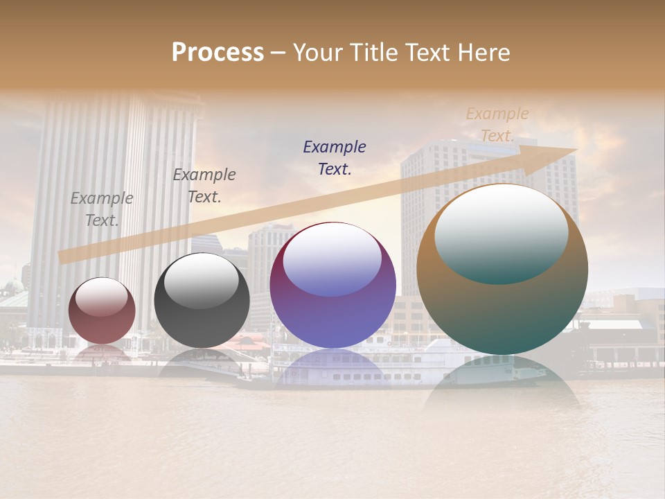 Mississippi Landscape Ship PowerPoint Template