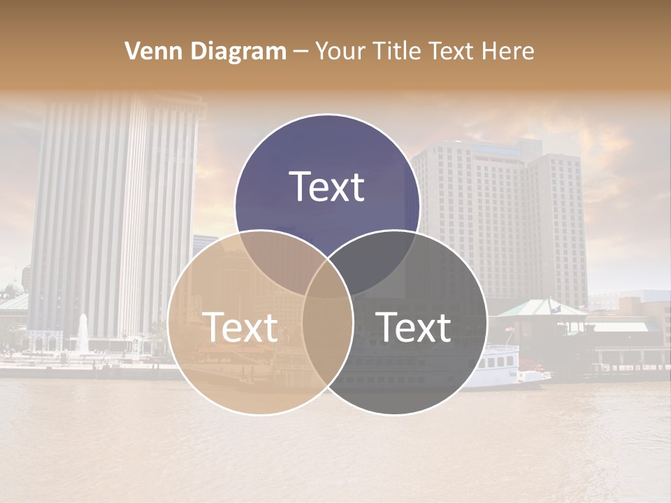 Mississippi Landscape Ship PowerPoint Template